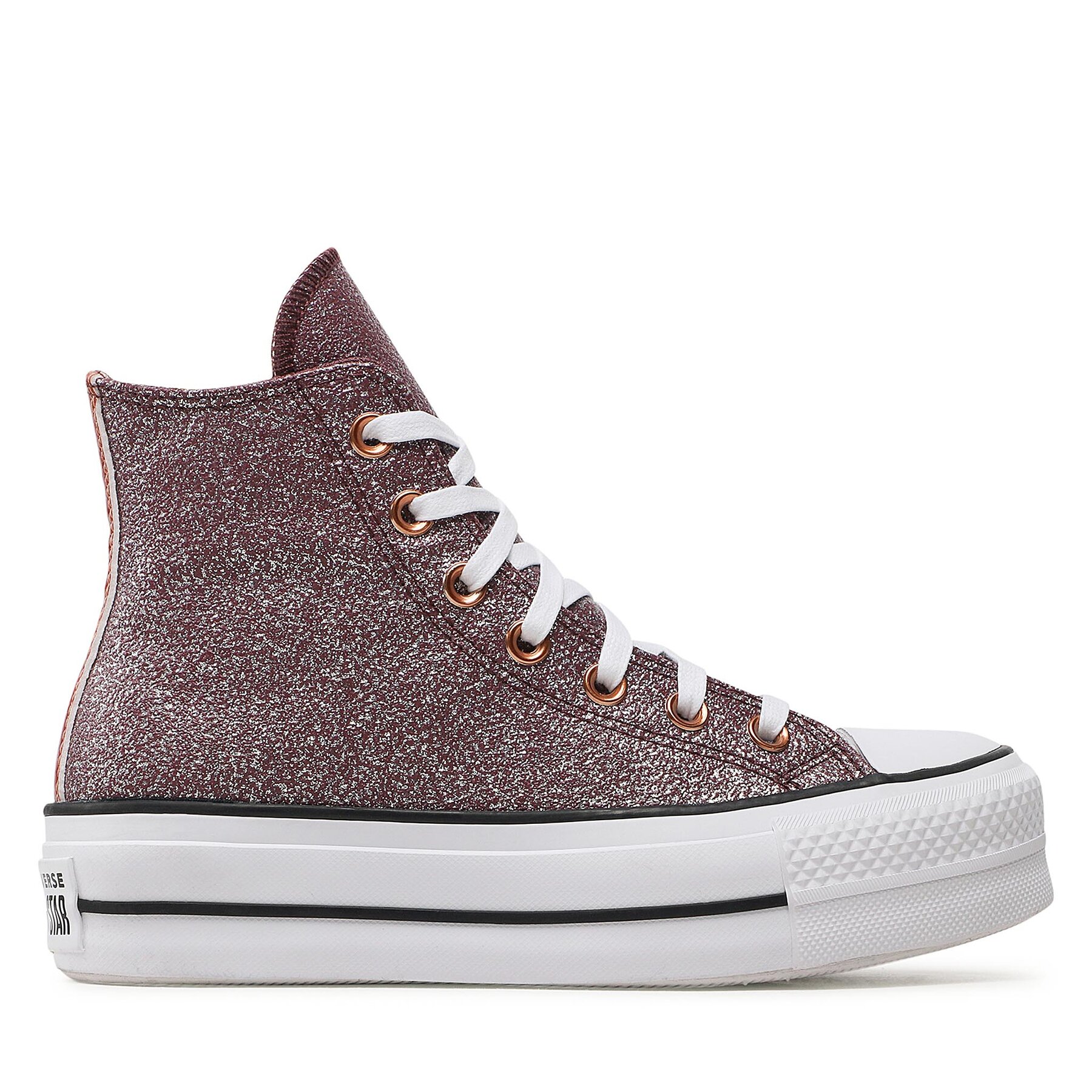 Sneakers aus Stoff Converse Ctas Life Hi A03240C Dunkelrot von Converse