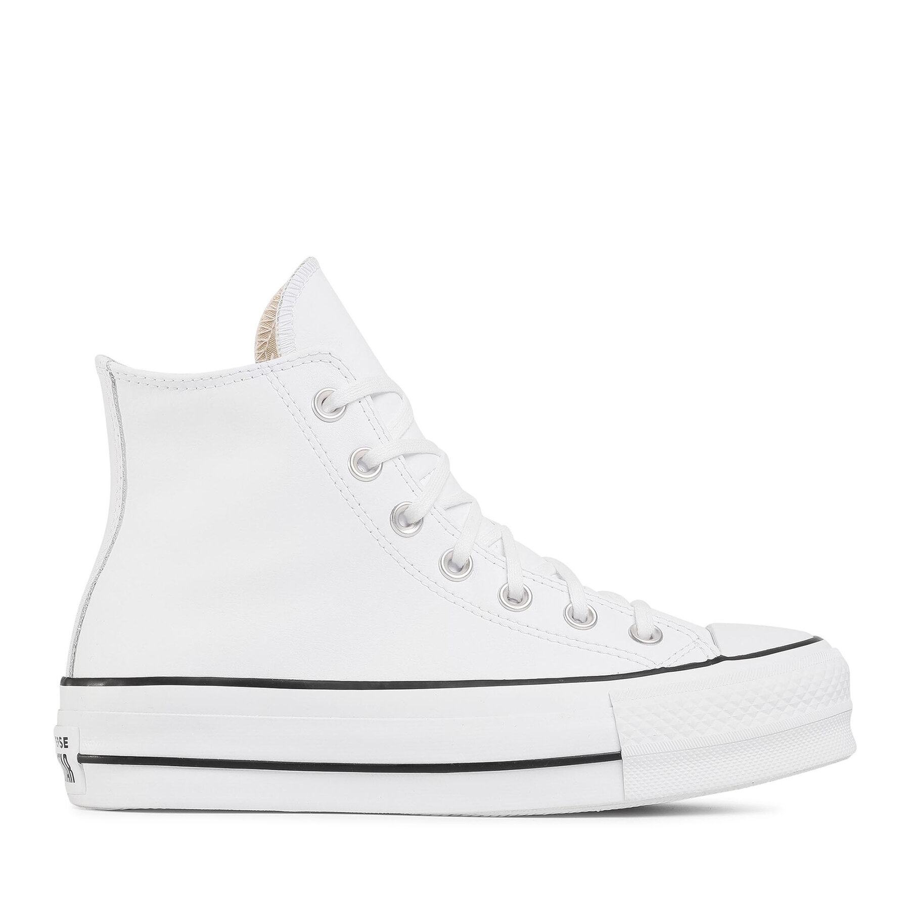 Sneakers aus Stoff Converse Ctas Lift Clean Hi 561676C Weiß von Converse