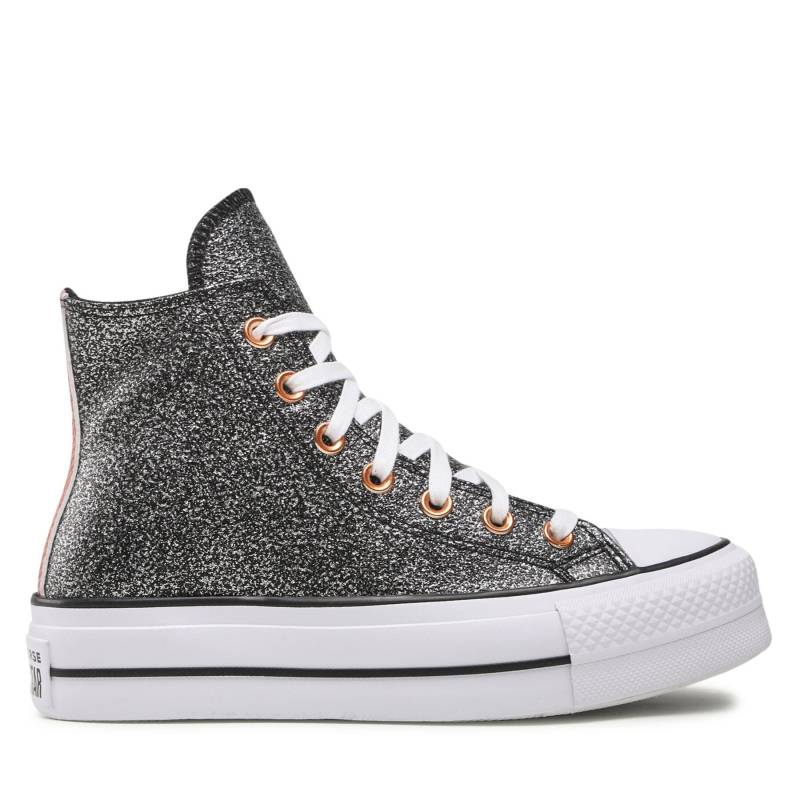 Sneakers aus Stoff Converse Ctas Lift Hi A01301C Grau von Converse