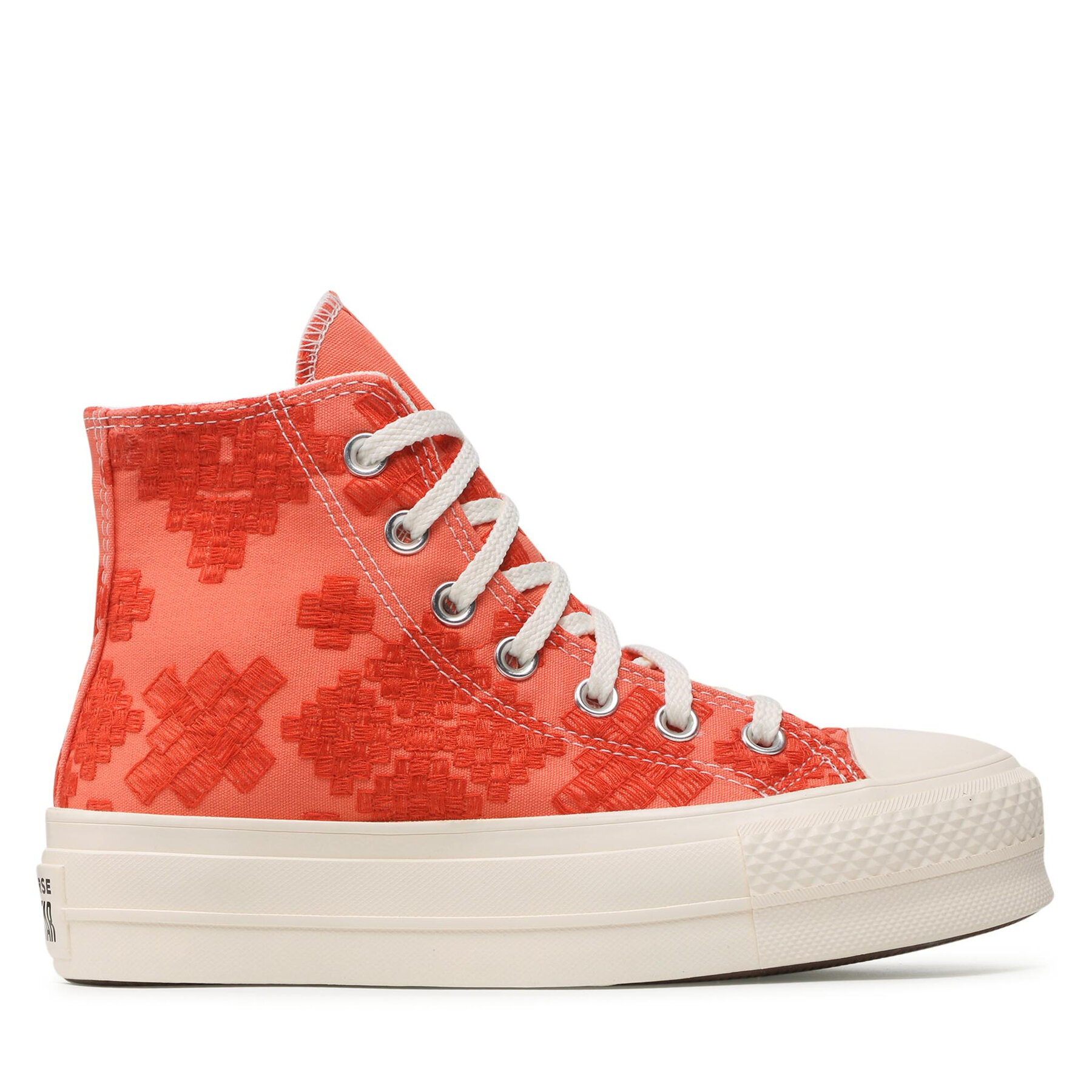 Sneakers aus Stoff Converse Ctas Lift Hi A02233C Rot von Converse