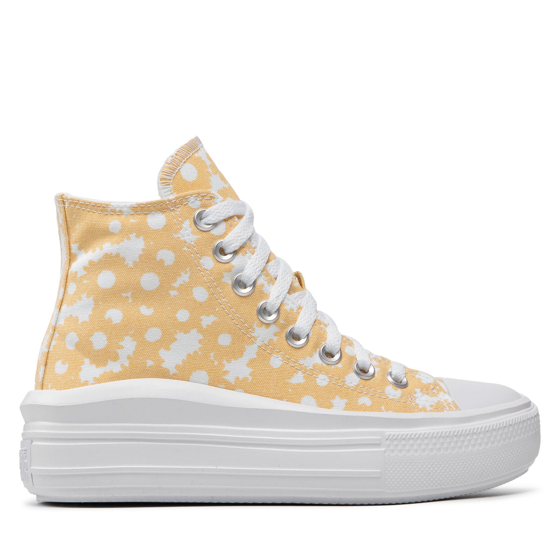 Sneakers aus Stoff Converse Ctas Mowe Hi A01194C Gelb von Converse