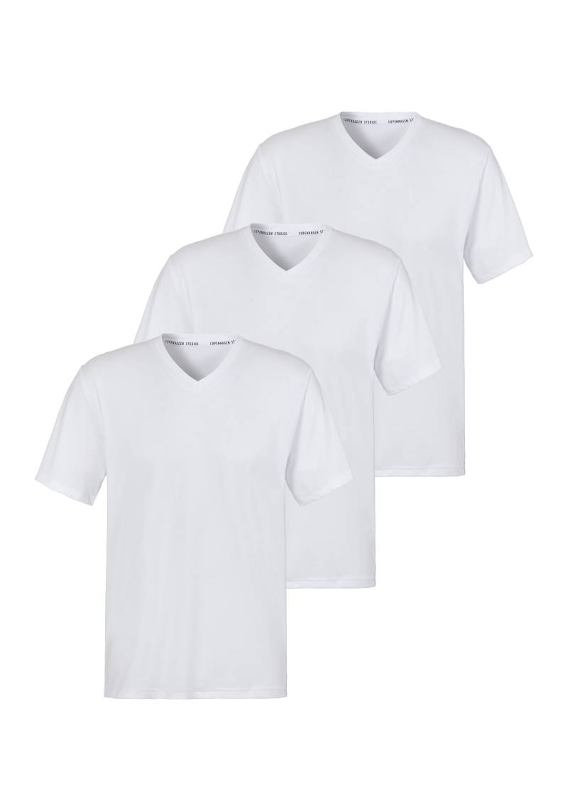 Copenhagen Studios T-Shirt, (3er-Pack), Unterziehshirt aus hochwertiger Bio-Baumwolle von Copenhagen Studios