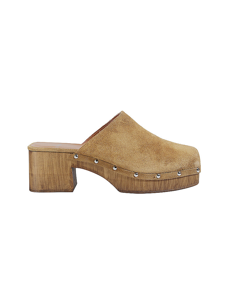 COPENHAGEN Pantoletten - Clogs SUEDE hellbraun | 37 von Copenhagen