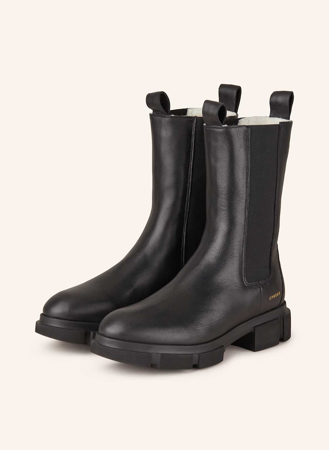 Copenhagen Chelsea-Boots cph500 schwarz von Copenhagen