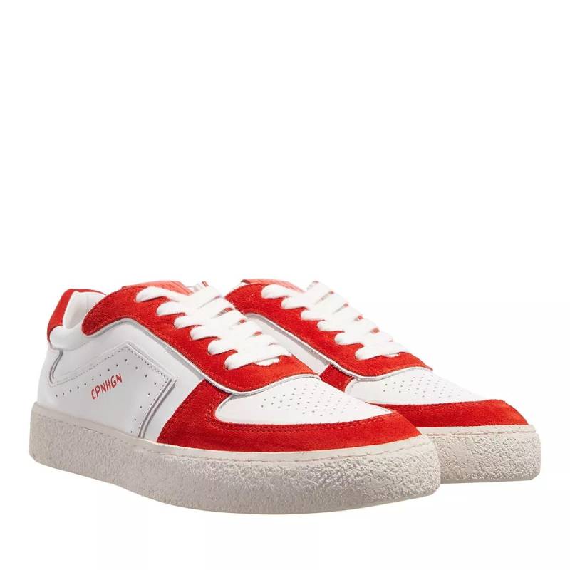 Copenhagen Sneakers - CPH264 leather mix white/red - Gr. 41 (EU) - in Rot - für Damen von Copenhagen