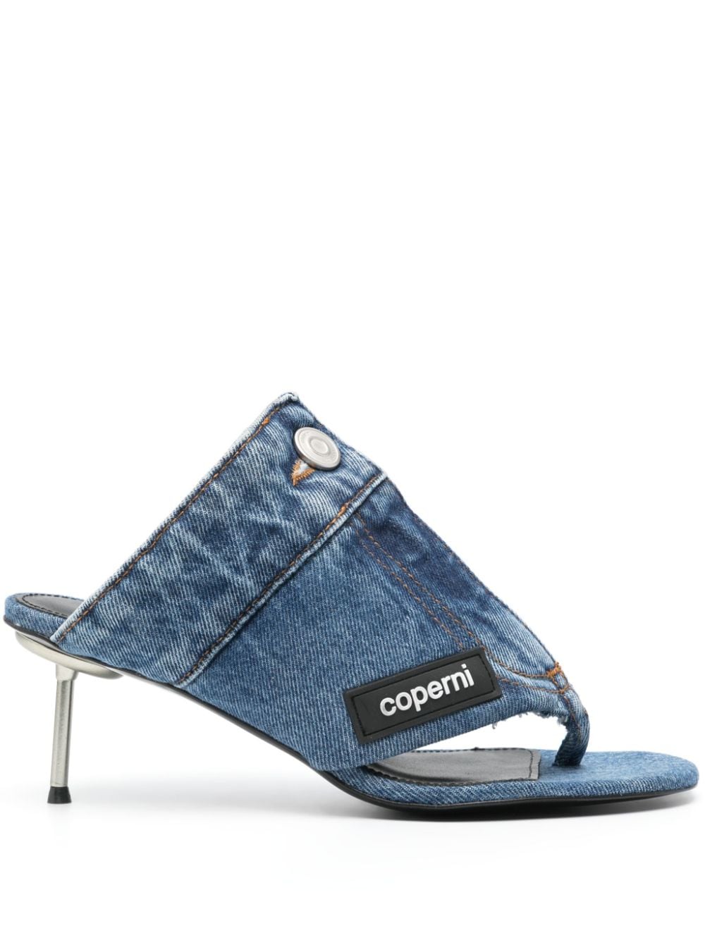 Coperni 70mm denim sandals - Blue von Coperni