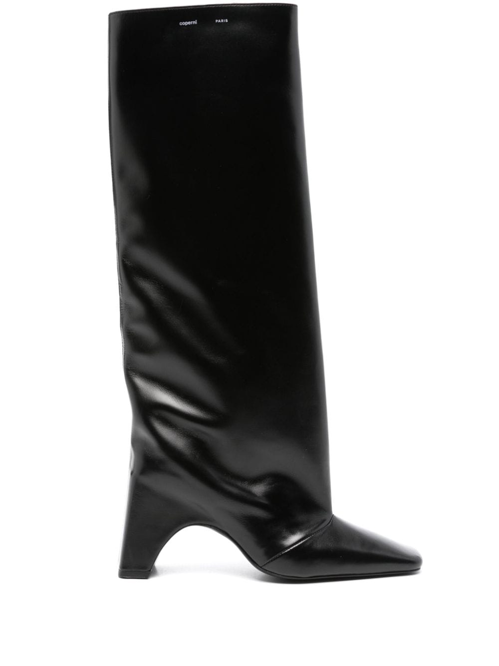 Coperni 90mm Bridge leather boots - Black von Coperni