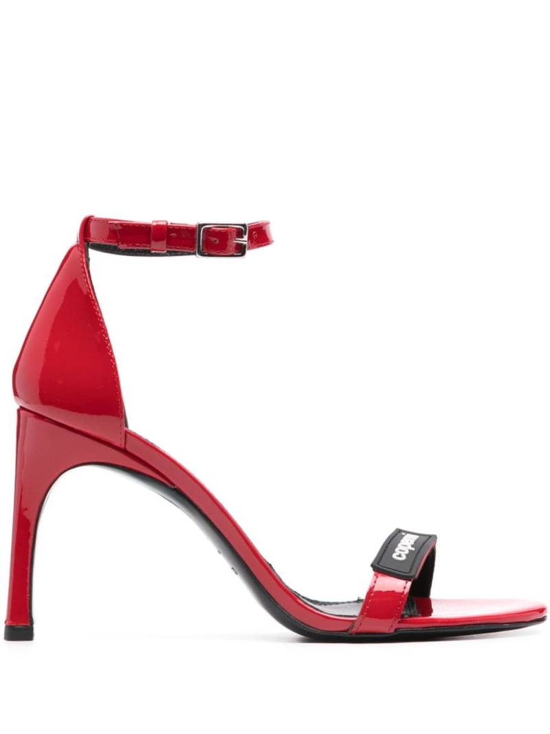 Coperni 90mm patent leather sandals - Red von Coperni