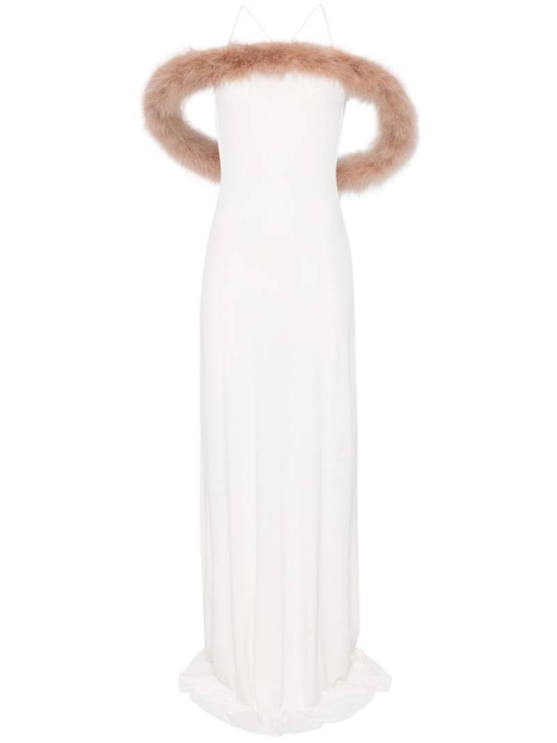 Coperni Boa Halo maxi dress - White von Coperni