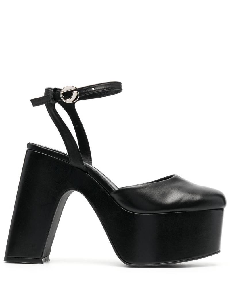 Coperni Bridge platform pumps - Black von Coperni