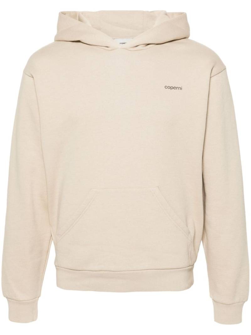 Coperni Horn logo-print hoodie - Neutrals von Coperni