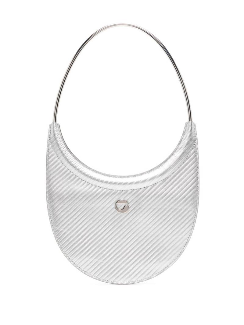 Coperni Ring Swipe leather shoulder bag - Silver von Coperni