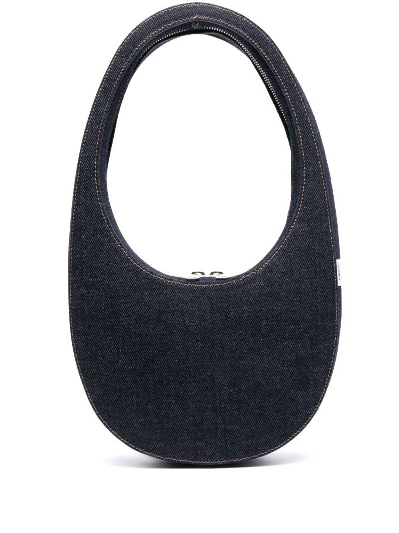 Coperni Swipe denim tote bag - Blue von Coperni