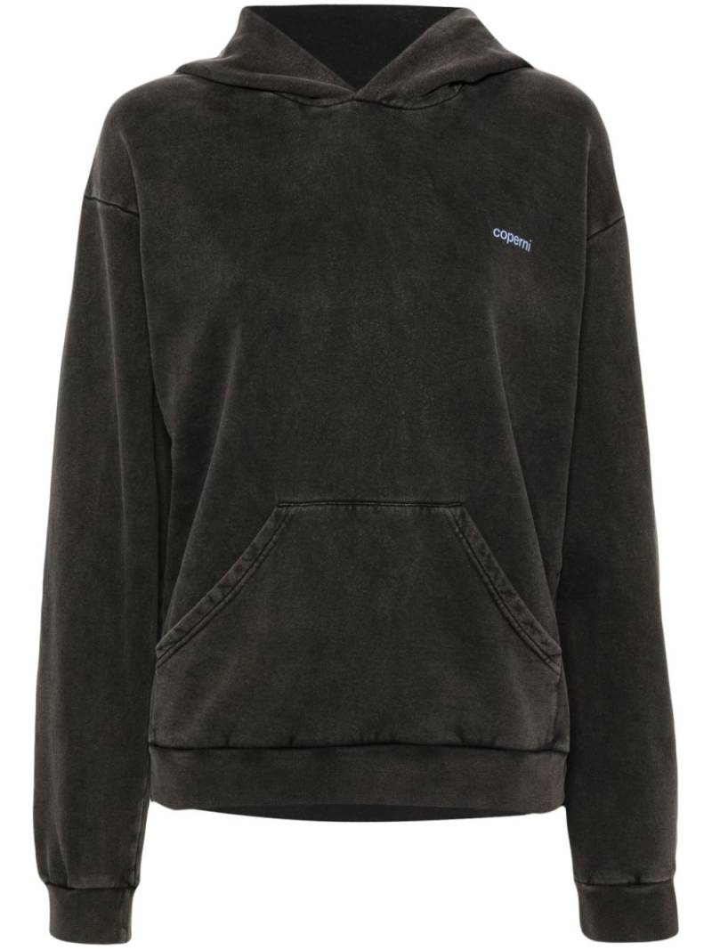 Coperni Washed Horn hoodie - Black von Coperni