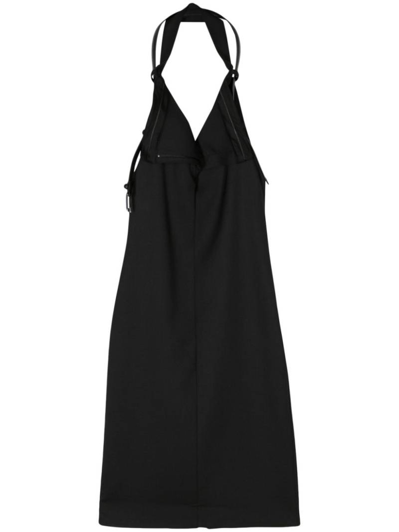 Coperni belted-halterneck midi dress - Black von Coperni