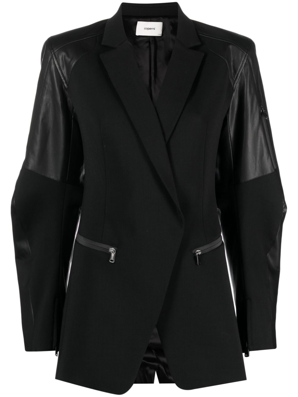 Coperni biker tailored jacket - Black von Coperni