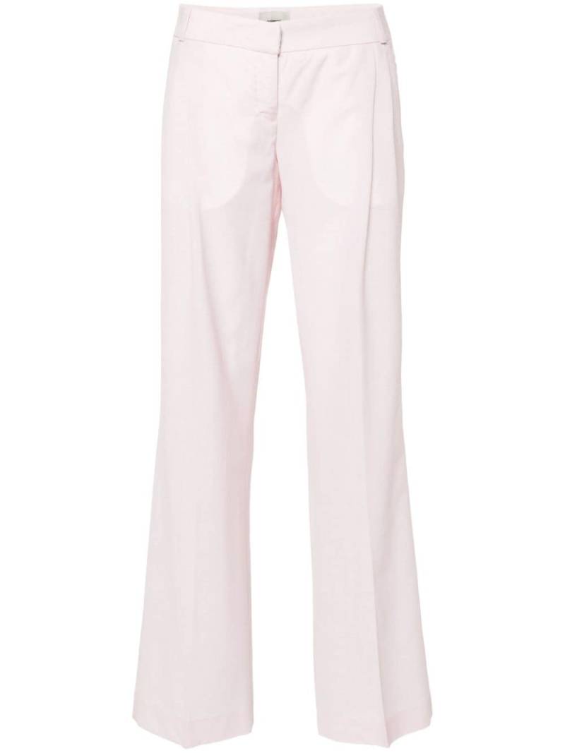 Coperni check-pattern tailored flared trousers - Pink von Coperni