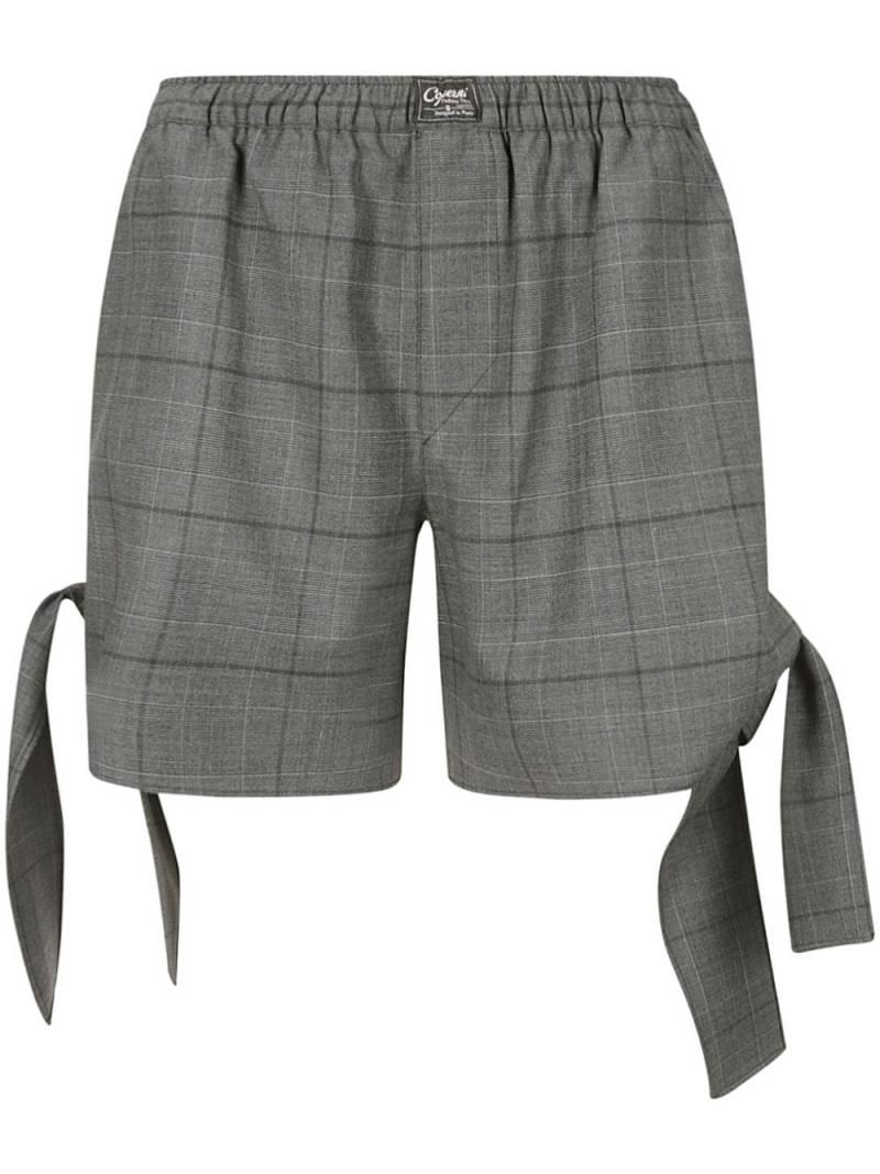 Coperni checked shorts - Grey von Coperni