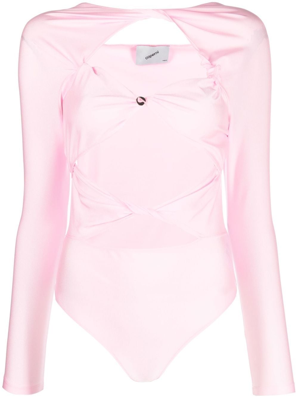 Coperni cut-out long-sleeve body - Pink von Coperni