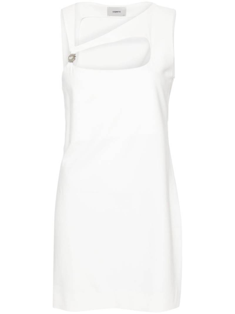 Coperni cut-out twill minidress - White von Coperni