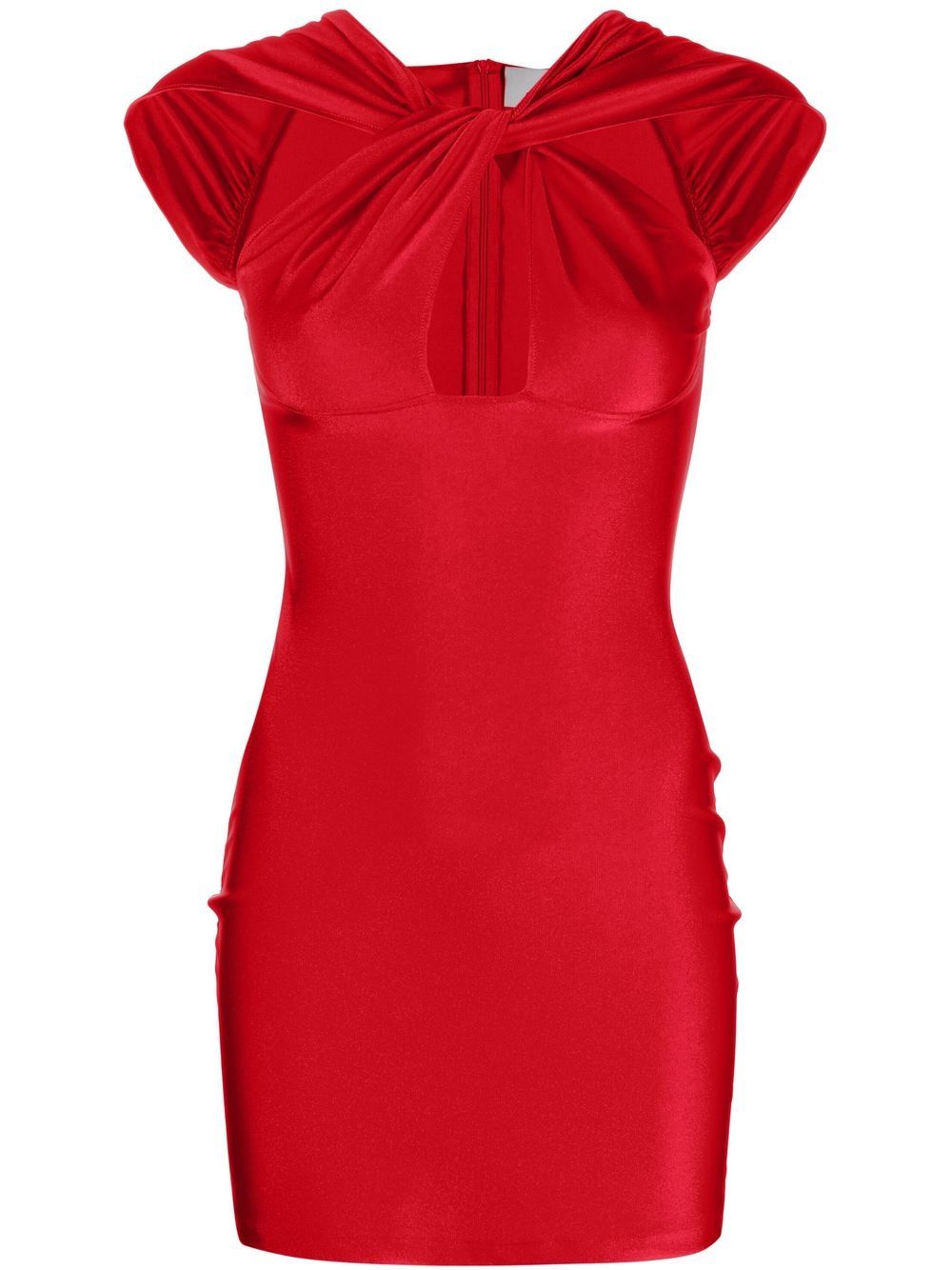 Coperni cut-out twisted minidress - Red von Coperni