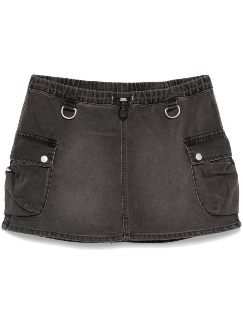 Coperni denim cargo mini skirt - Grey von Coperni