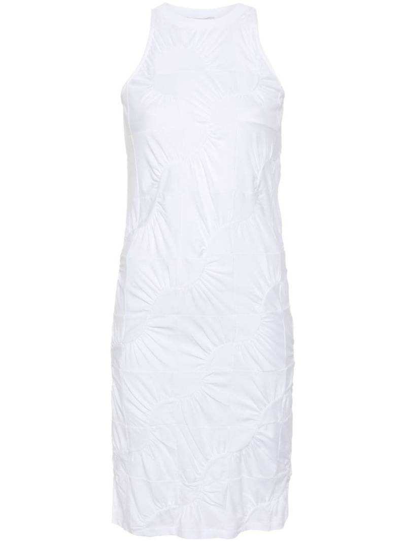 Coperni gathered jersey mini dress - White von Coperni