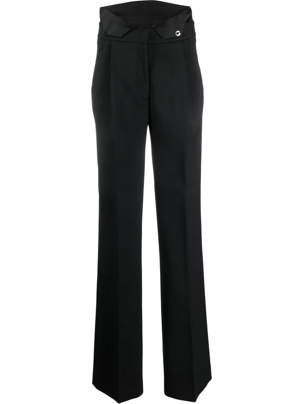 Coperni high-waisted straight-leg trousers - Black von Coperni