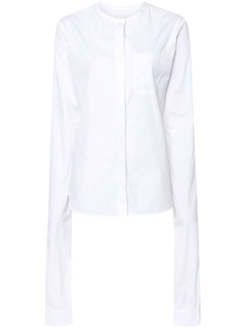 Coperni knot-sleeve shirt - White von Coperni