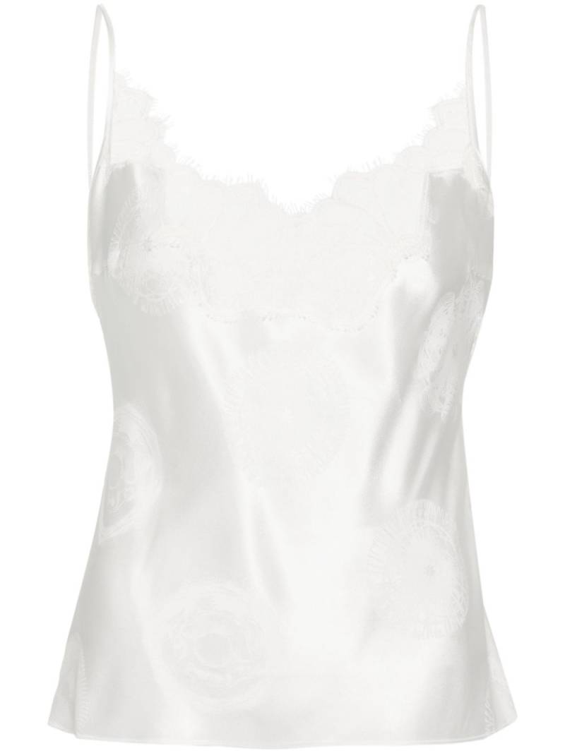 Coperni lace-detail sleeveless top - White von Coperni