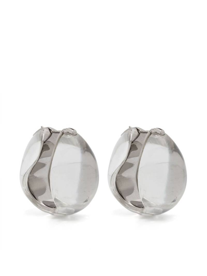 Coperni logo earrings - White von Coperni