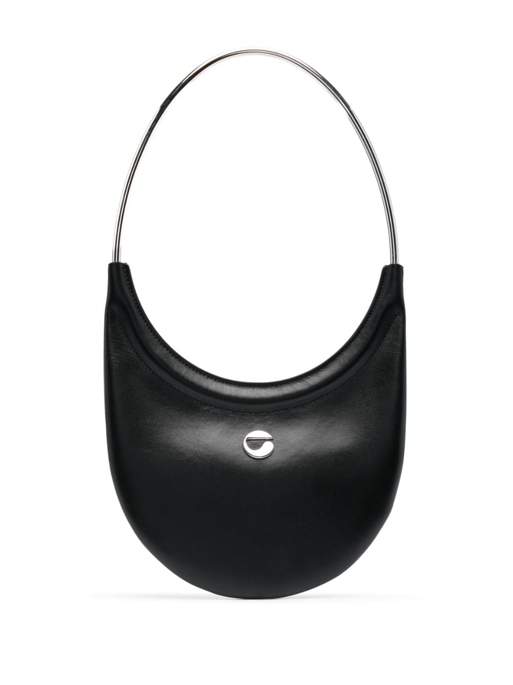 Coperni Ring Swipe leather shoulder bag - Black von Coperni