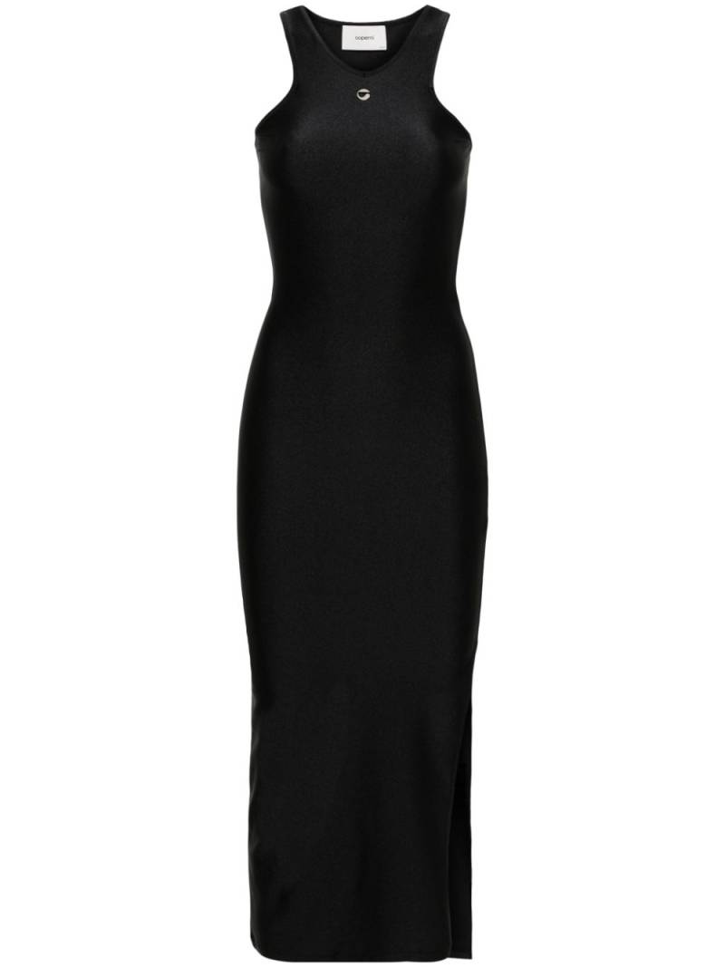 Coperni logo-embellished midi dress - Black von Coperni