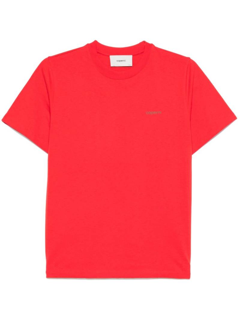 Coperni logo-print T-shirt - Red von Coperni