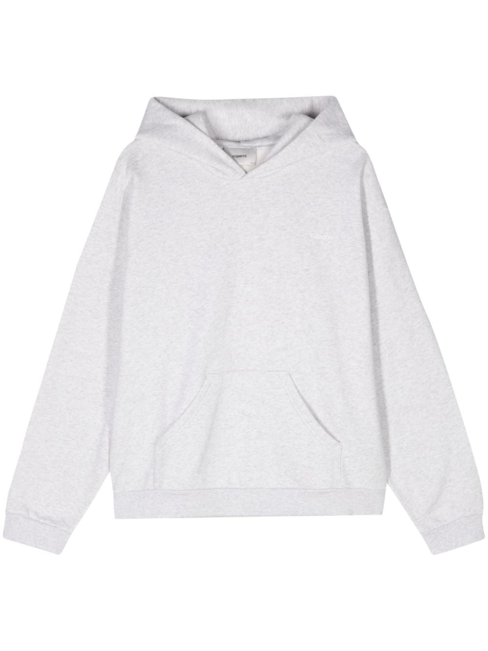 Coperni logo-print drop-shoulder hoodie - Grey von Coperni