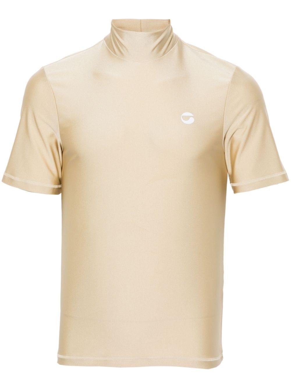 Coperni logo print short-sleeve T-shirt - Neutrals von Coperni