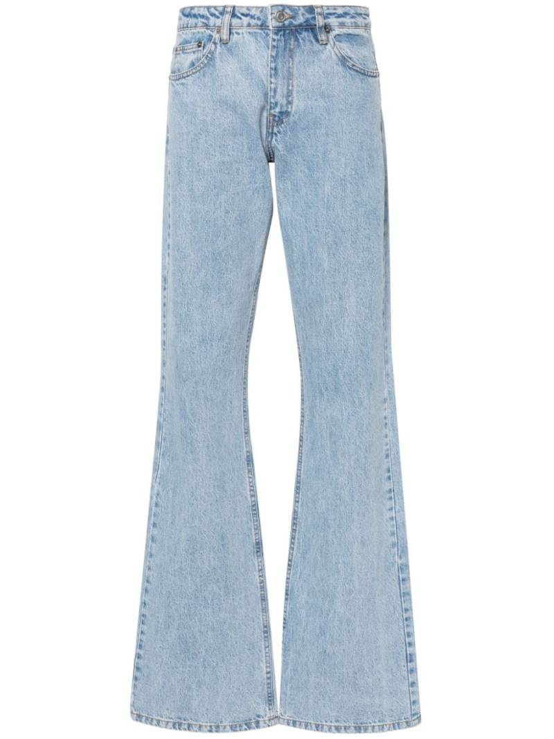 Coperni mid-rise flared-leg jeans - Blue von Coperni