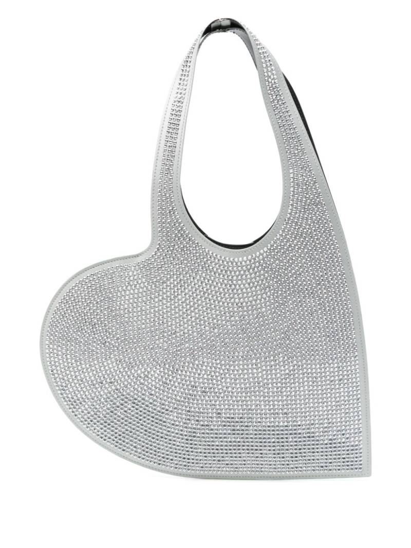 Coperni mini Heart tote bag - Silver von Coperni