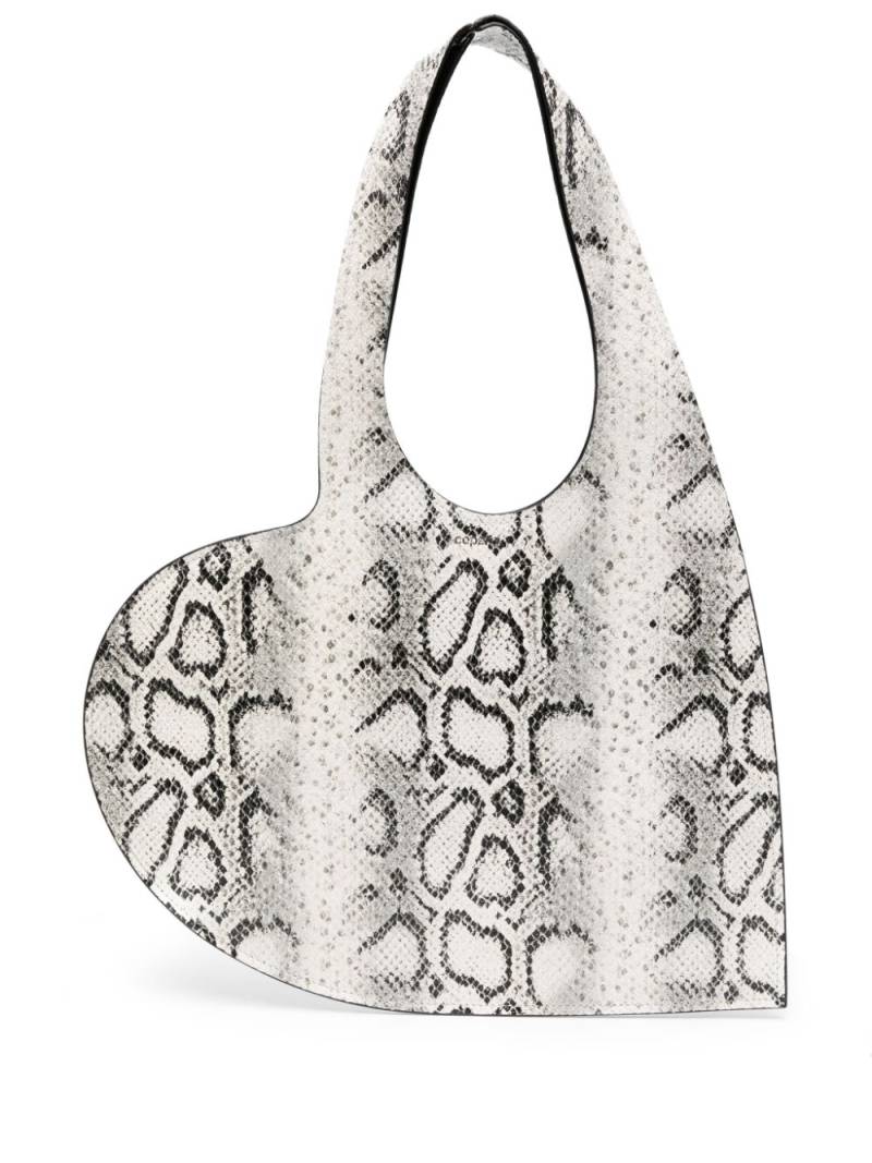 Coperni mini Heart tote bag - White von Coperni