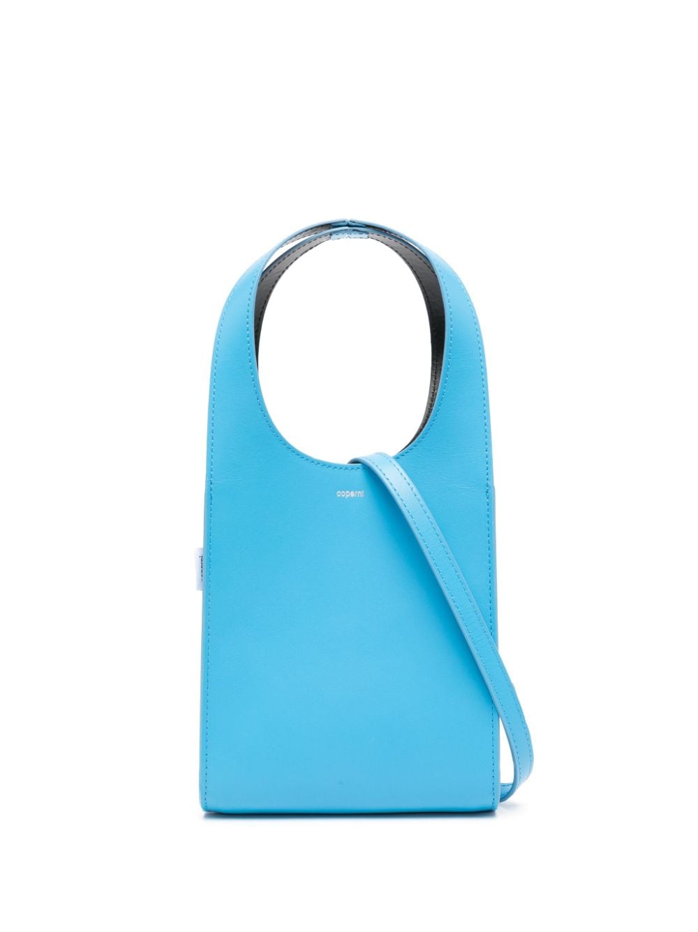 Coperni mini Swipe leather tote bag - Blue von Coperni