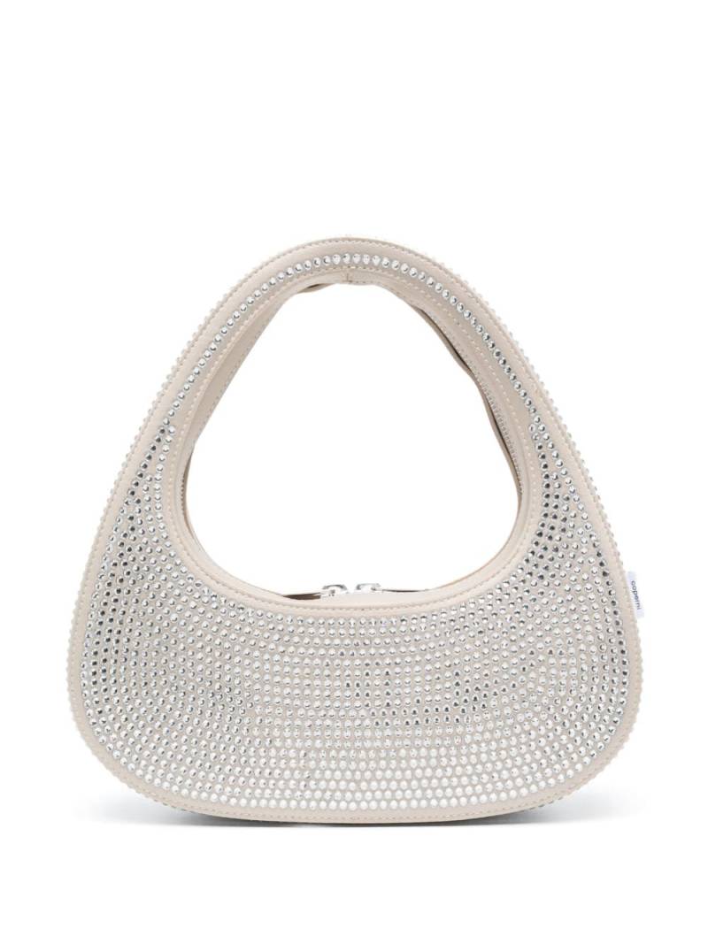 Coperni mini Swipe rhinestone-embellished bag - Neutrals von Coperni