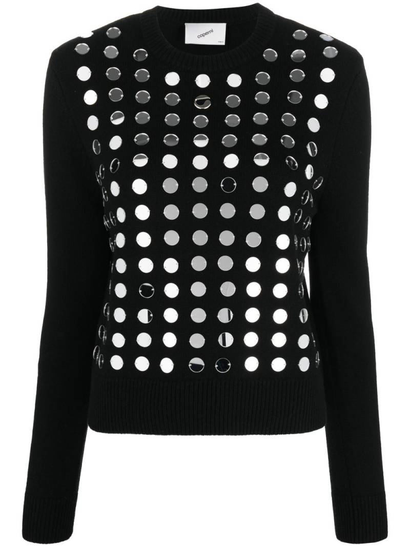 Coperni mirror-sequin jumper - Black von Coperni