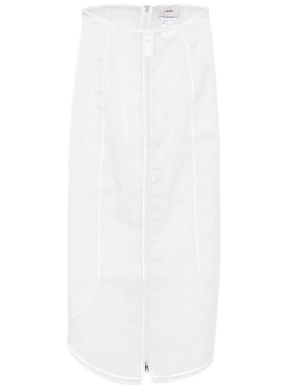 Coperni organza maxi skirt - White von Coperni