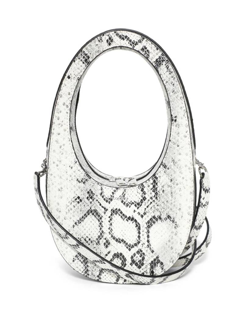 Coperni snake-print shoulder bag - White von Coperni