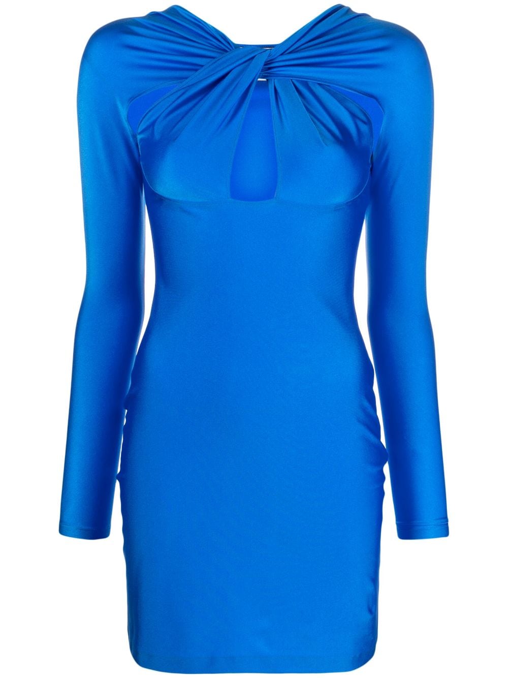 Coperni twisted cut-out minidress - Blue von Coperni