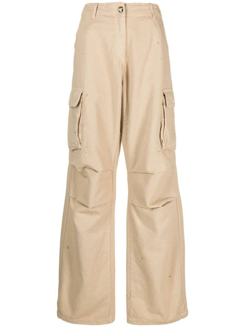 Coperni wide-leg cargo trousers - Neutrals von Coperni