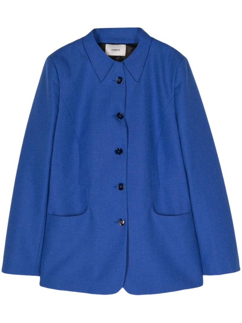 Coperni wool single-breasted blazer - Blue von Coperni