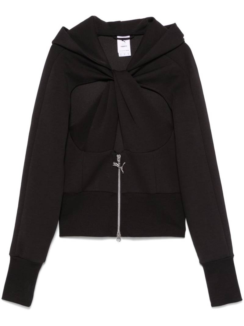 Coperni x Puma cut-out hoodie - Black von Coperni