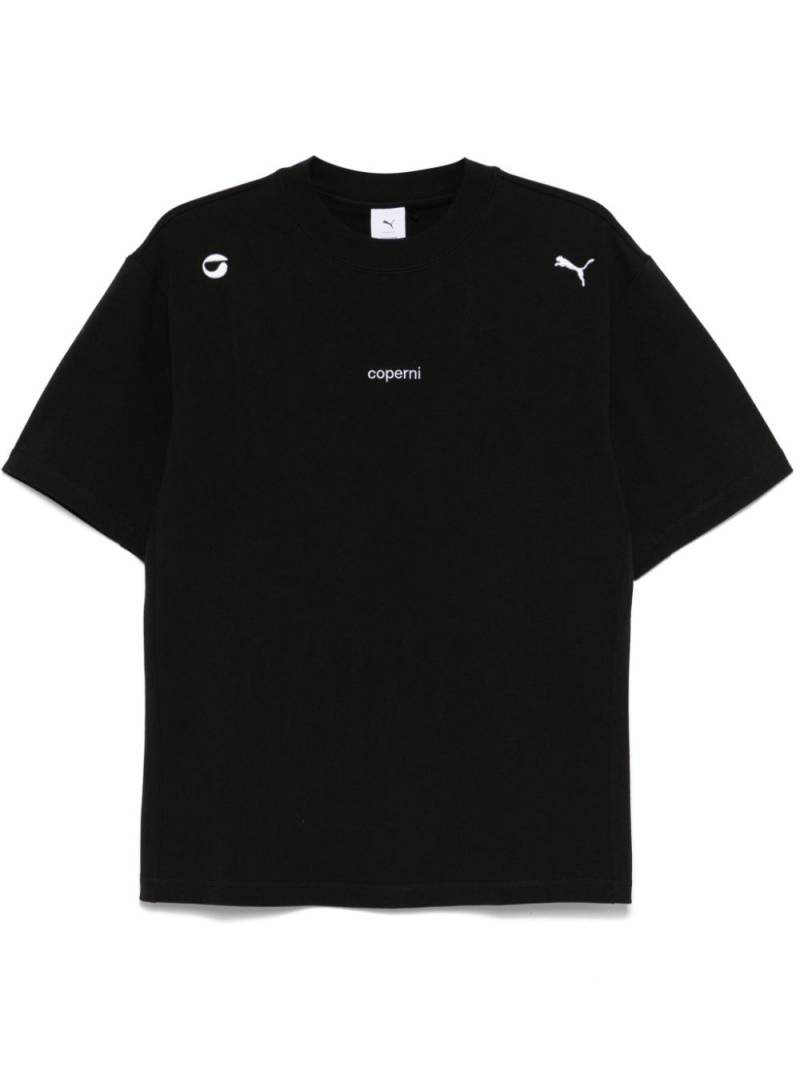 Coperni x Puma logo-embroidered T-shirt - Black von Coperni