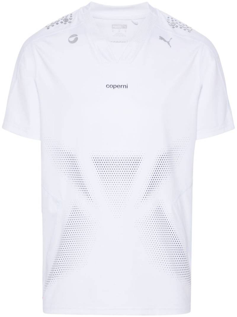 Coperni x Puma logo-print T-shirt - White von Coperni